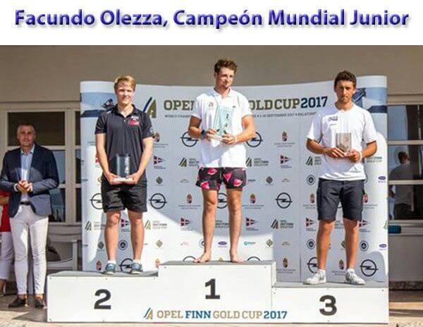 Facundo Olezza Campeón Junior - Finn Gold Cup
