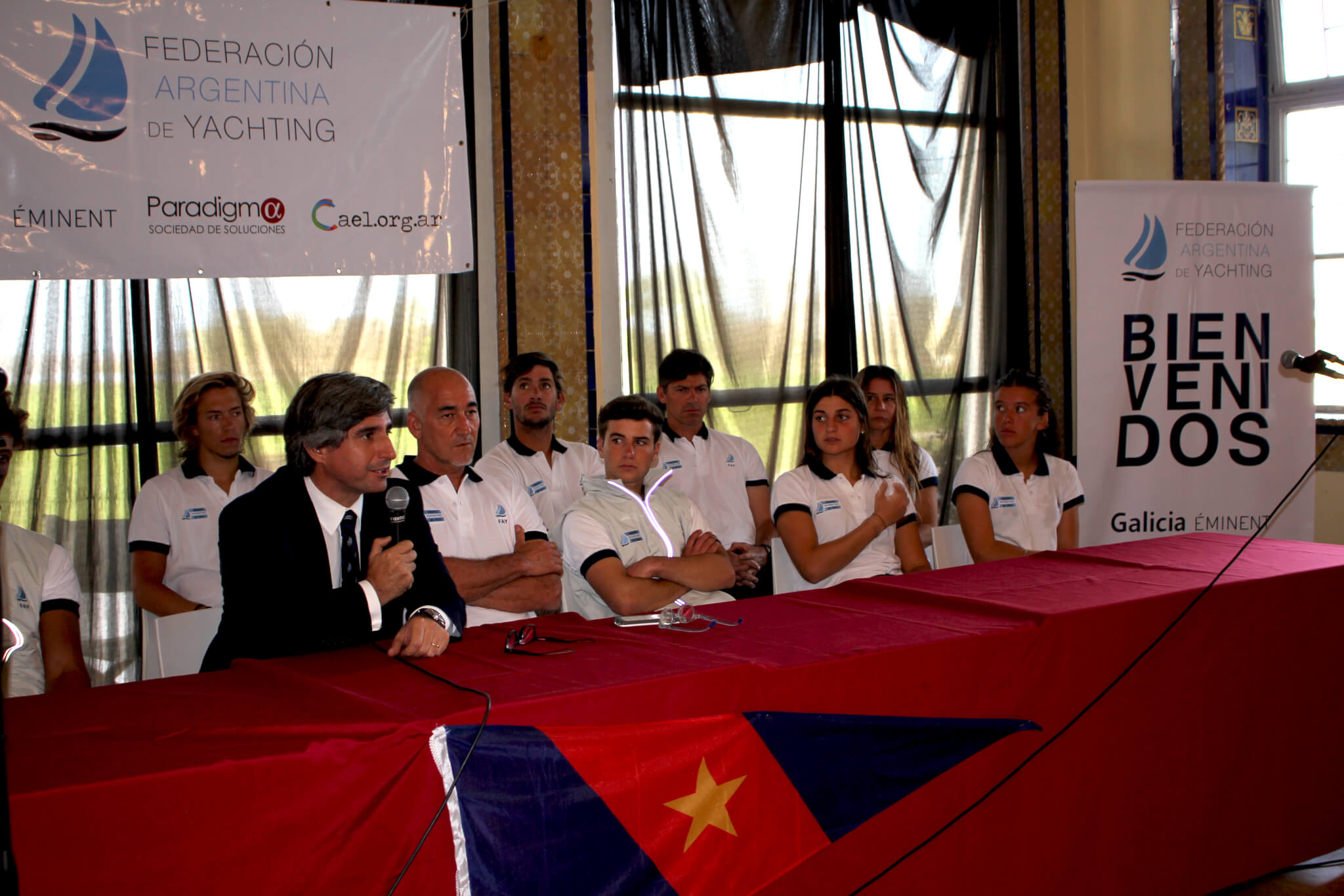 Conferencia de prensa del Equipo Argentino Juvenil de Vela