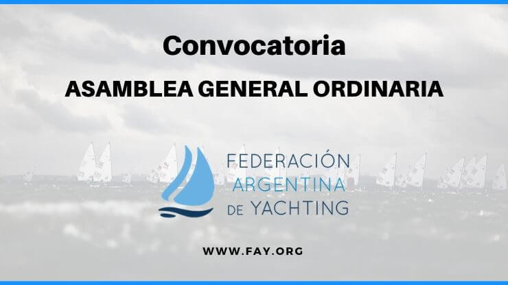 Convocatoria Asamblea General Ordinaria 2019