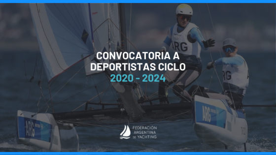 Convocatoria a deportistas ciclo 2020-2024